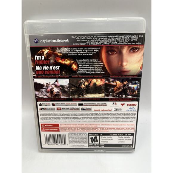 Dead or Alive 5 (Sony PlayStation PS3) CIB Complete With Manual Tecmo Free Ship - Picture 4 of 7